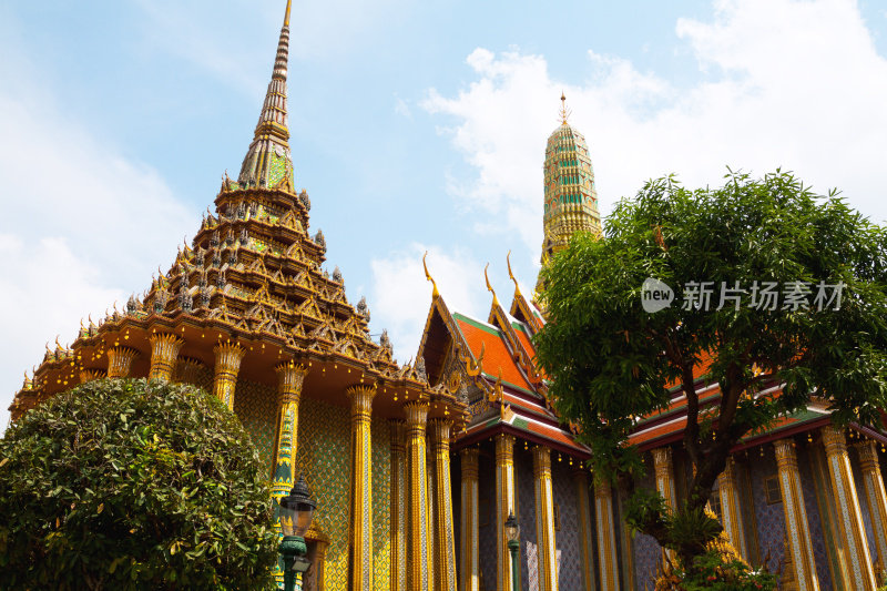 曼谷的Phra Mondop和Roal Pantheon